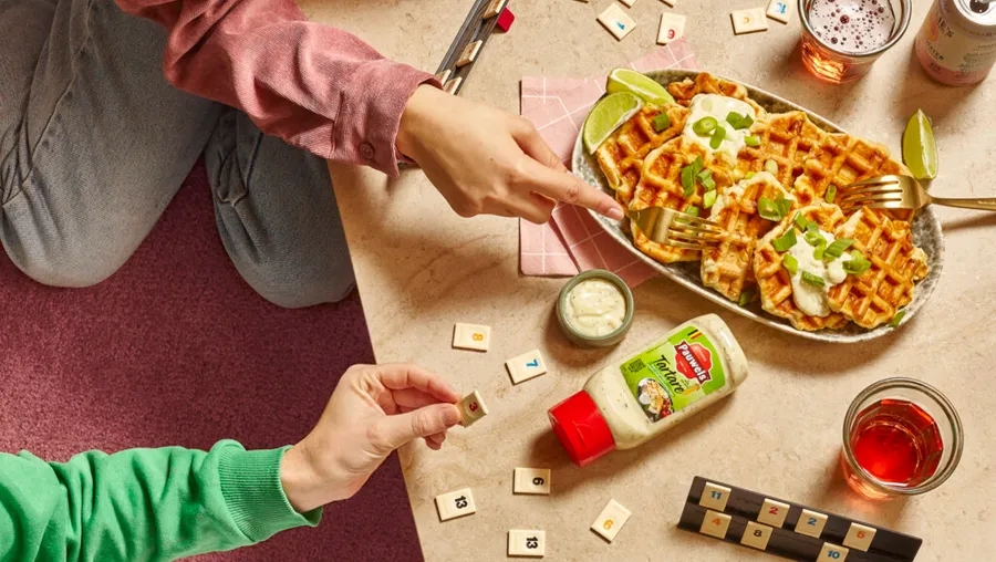 Pauwels Zalm wafeltjes Tartaar